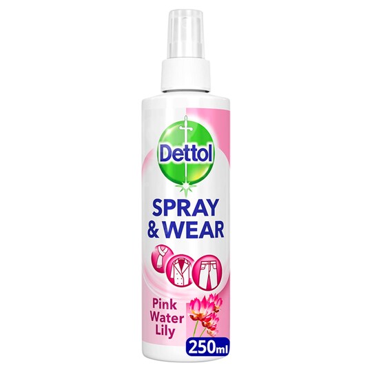 Dettol Spray & Wear Water Lily 250Ml Tesco Groceries