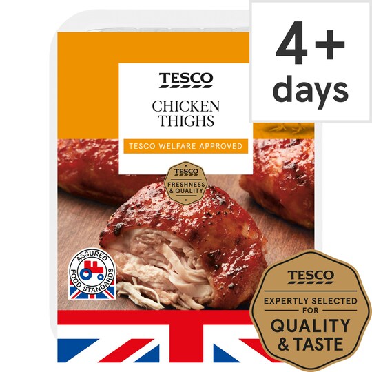 Tesco British Chicken Thighs 600G Tesco Groceries