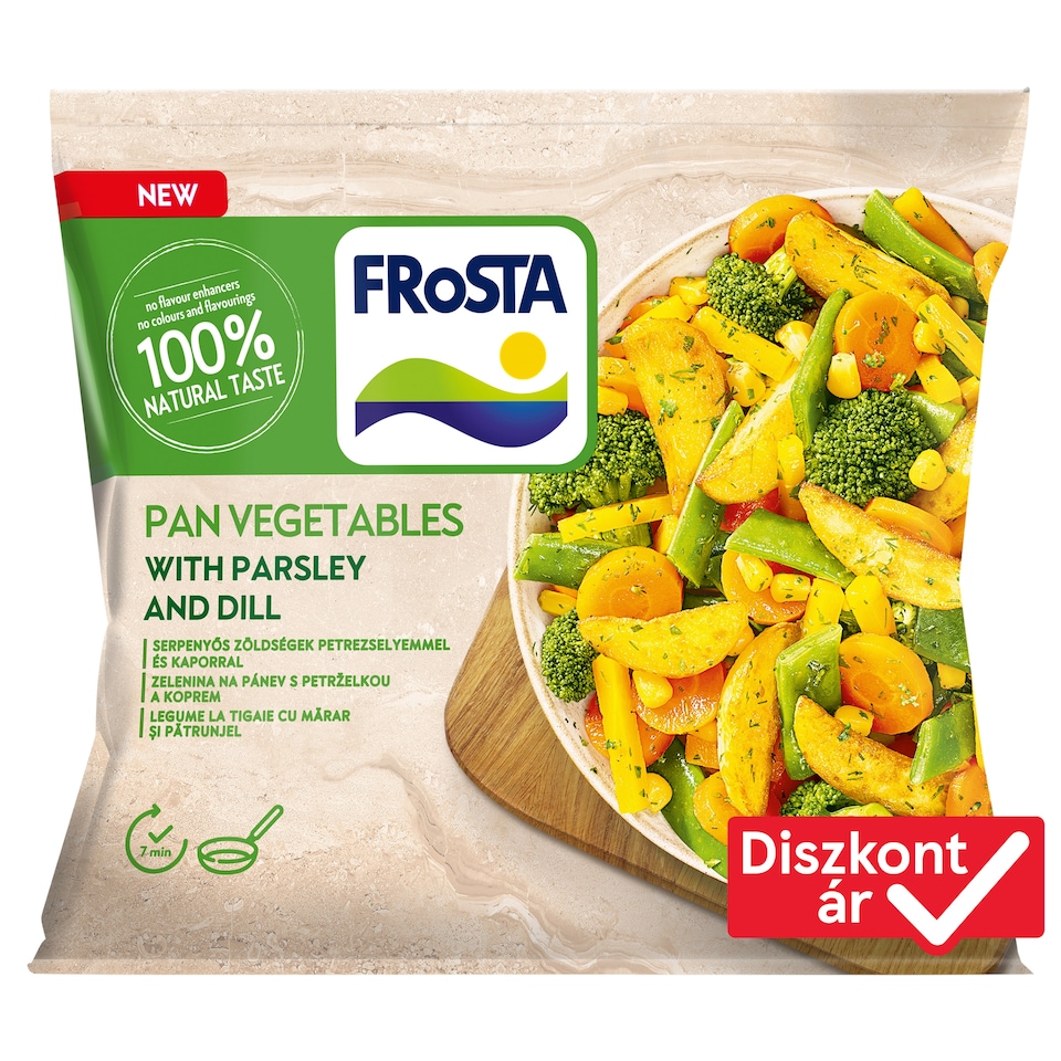 FRoSTA gyorsfagyasztott serpenyős zöldségek petrezselyemmel és kaporral 400 g