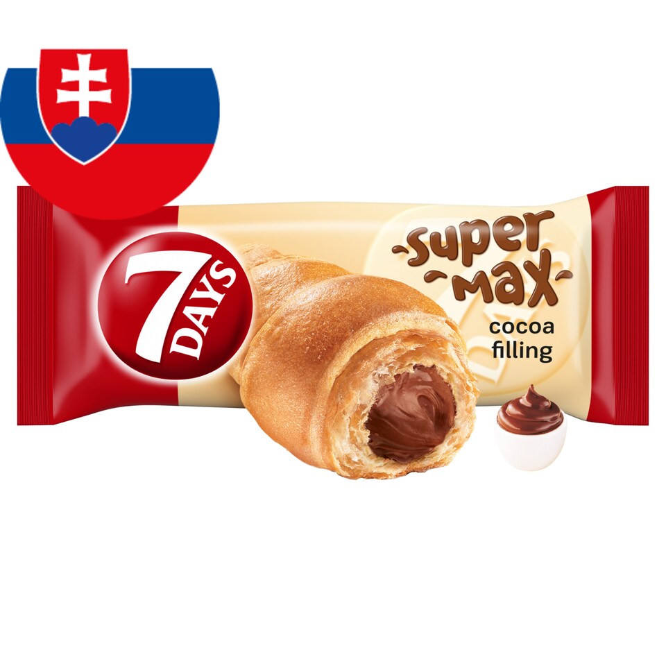 7 Days Croissant Super Max s kakaovou náplňou 110 g