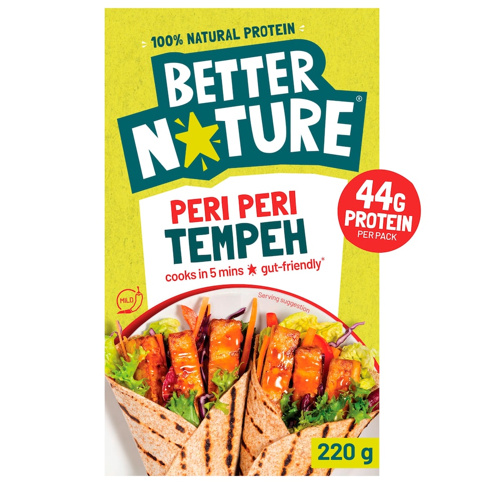 image 1 of Better Nature Peri Peri Tempeh 220g