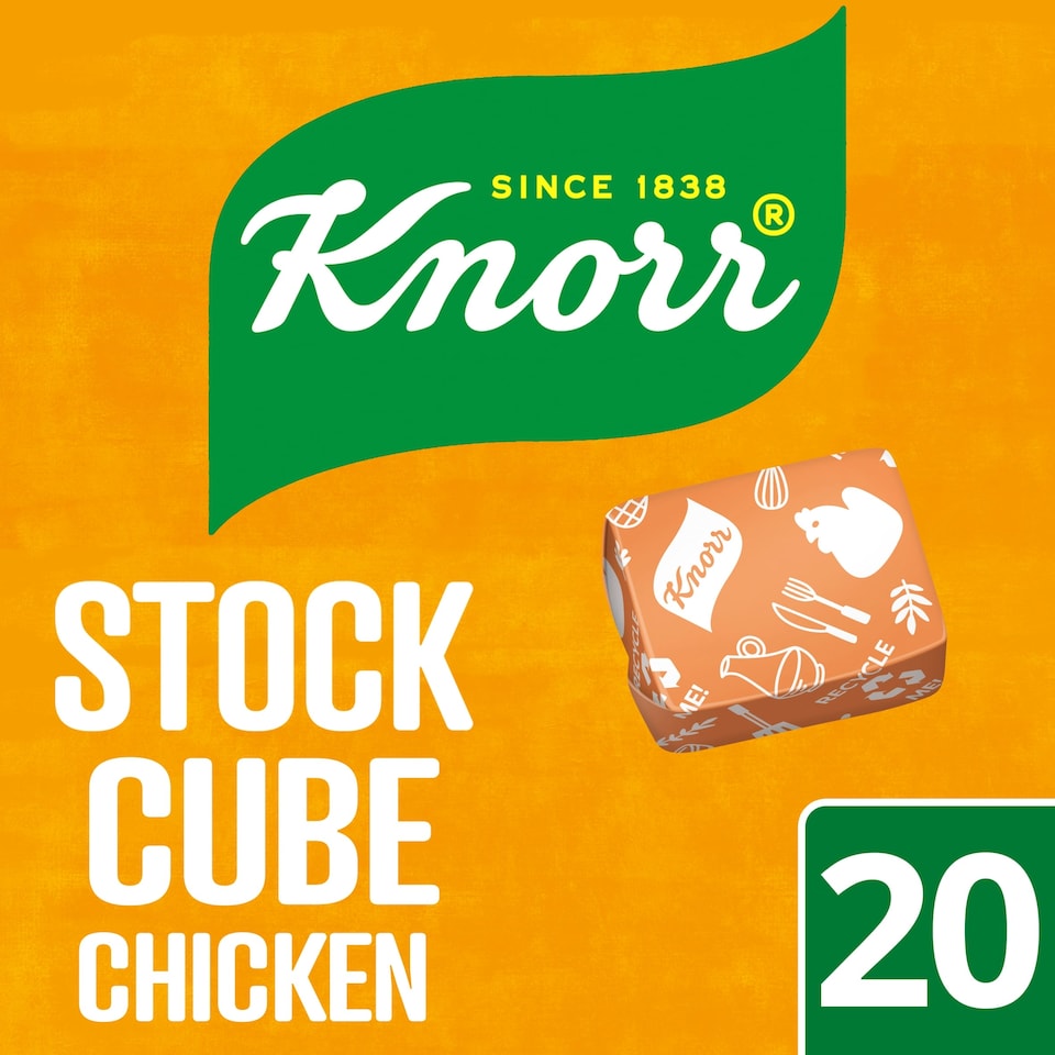 image 1 of Knorr Chicken 20 Stock Cubes 200g