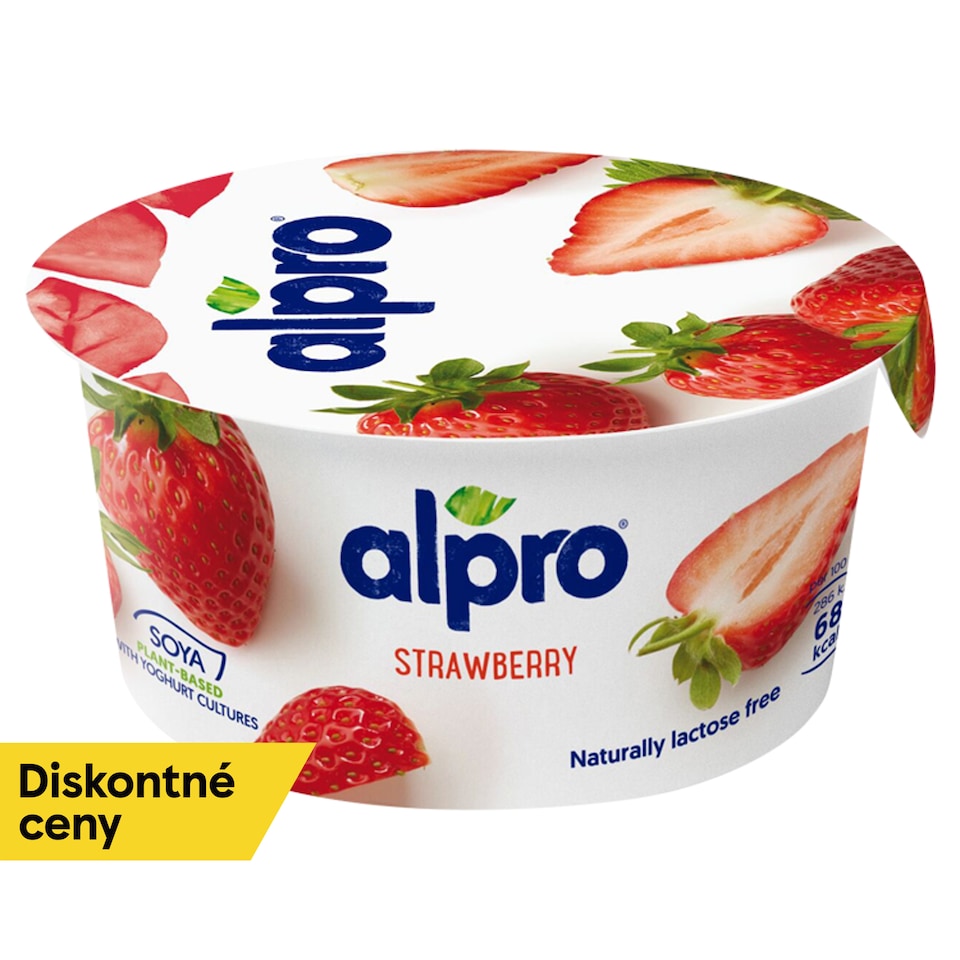 image 1 of Alpro Fermented Strawberry Soy Product 150 g