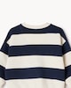 image 6 of F&F Boys Cotton Rich Striped Sweatshirt in Navy