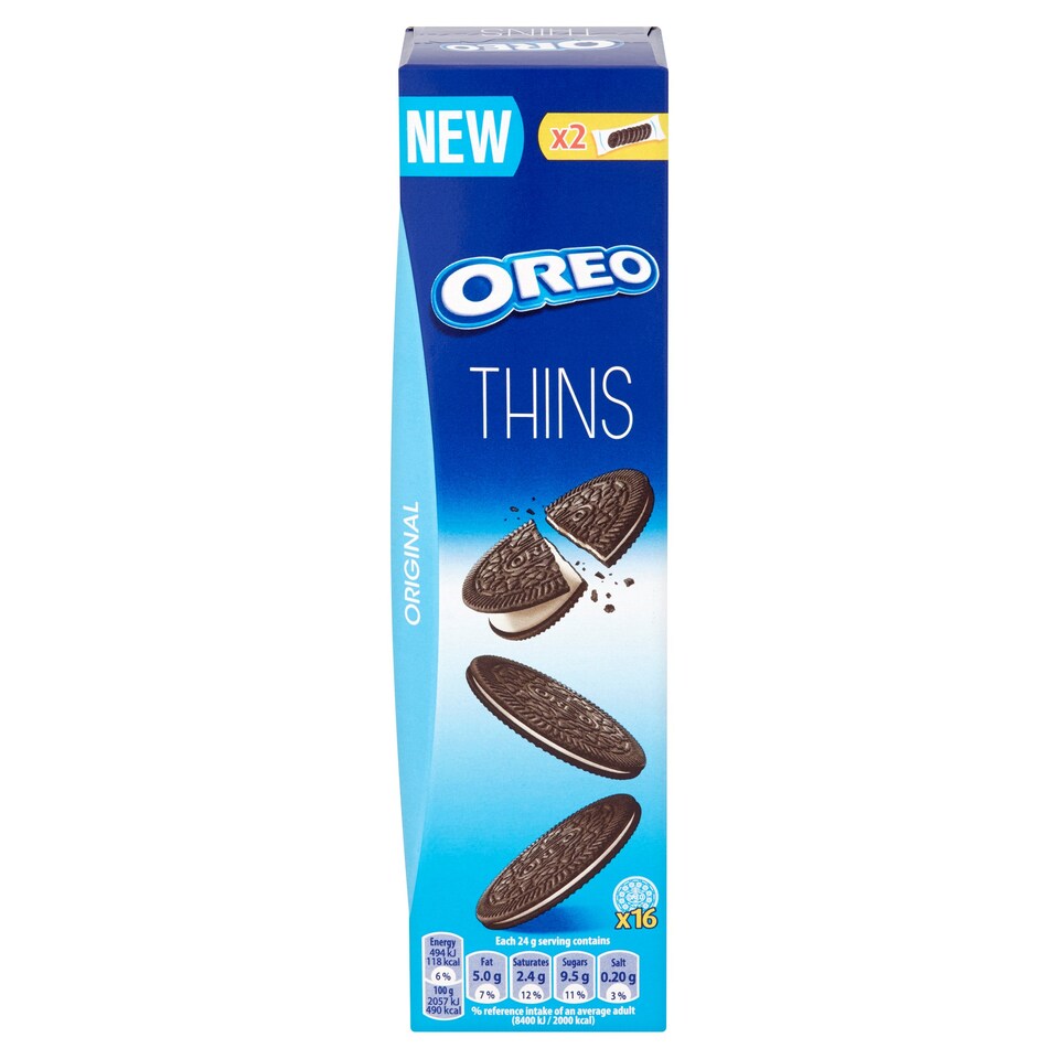 image 1 of Oreo Thins Original Vanilla 96G