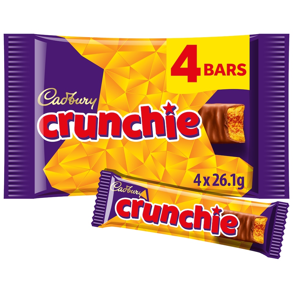 Cadbury Crunchie 4 Pack 104.4G (R)