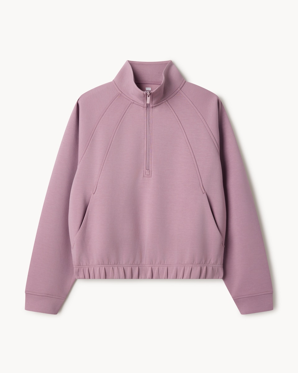 F&F Active AFTERCLASS Half Zip Sweatshirt in Pink