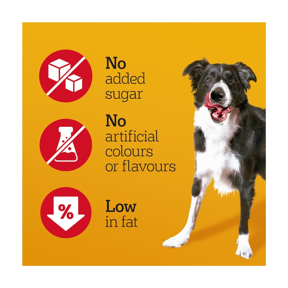 image 1 of PEDIGREE Ranchos Sausages  Dog Treats 60g