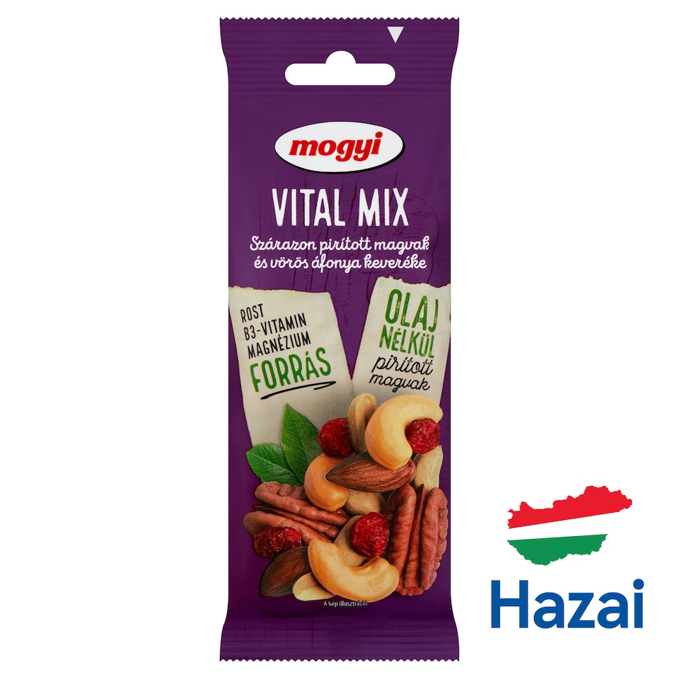 Mogyi Vital Mix Dry Roasted Seeds and Cranberry Mixture 55 g