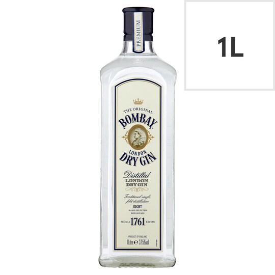 Bombay Dry Gin 1 Litre Tesco Groceries