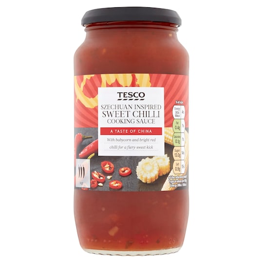 Tesco Szechuan Inspired Sweet Chilli Sauce 505G Tesco Groceries
