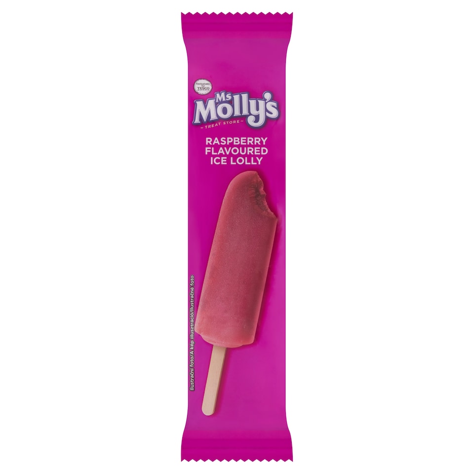 Ms Molly's Mrazený krém vodový s malinovou príchuťou s malinovou náplňou 70 ml