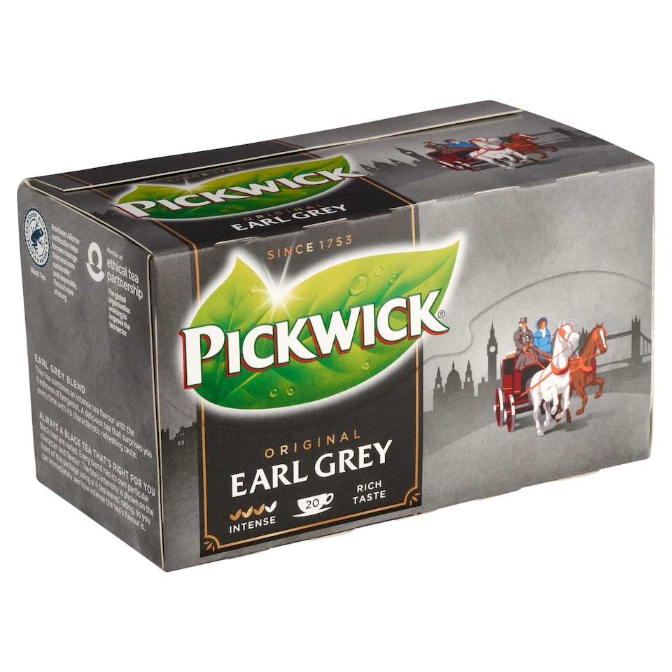 Pickwick Earl Grey černý čaj aromatizovaný 20 x 2g (40g)