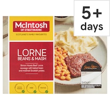 Mcintosh Of Strathmore Lorne Beans & Mash 340G