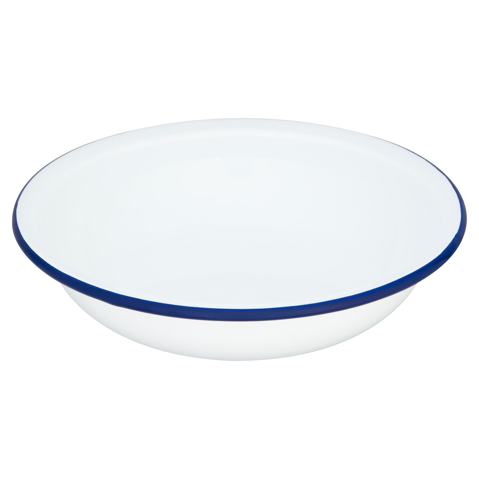 Tesco Enamel Round Pie Dish 22Cm