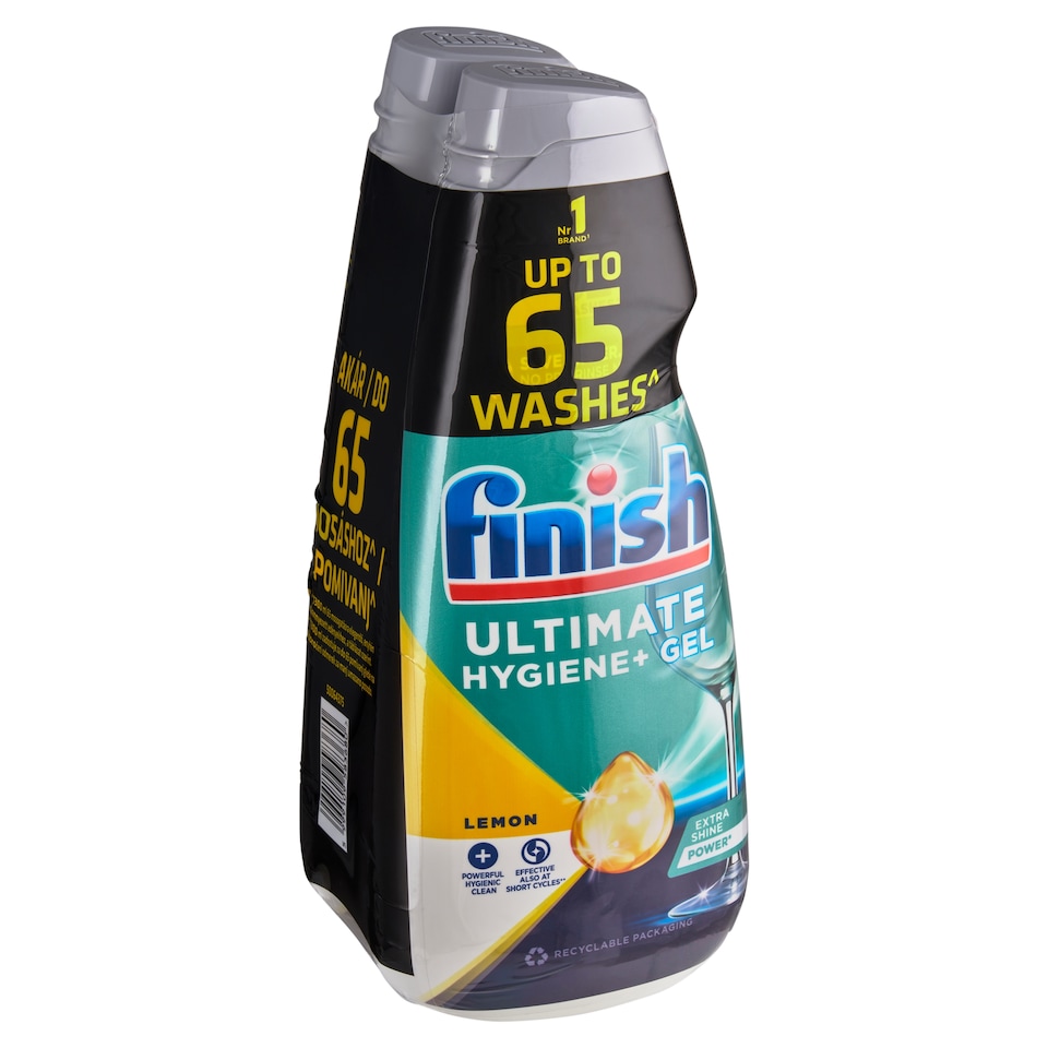Finish Ultimate Hygiene+ Lemon Gel 1300ml