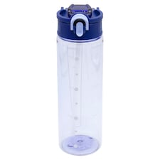 Tesco Blue Plastic Sipper Water Bottle 750ml