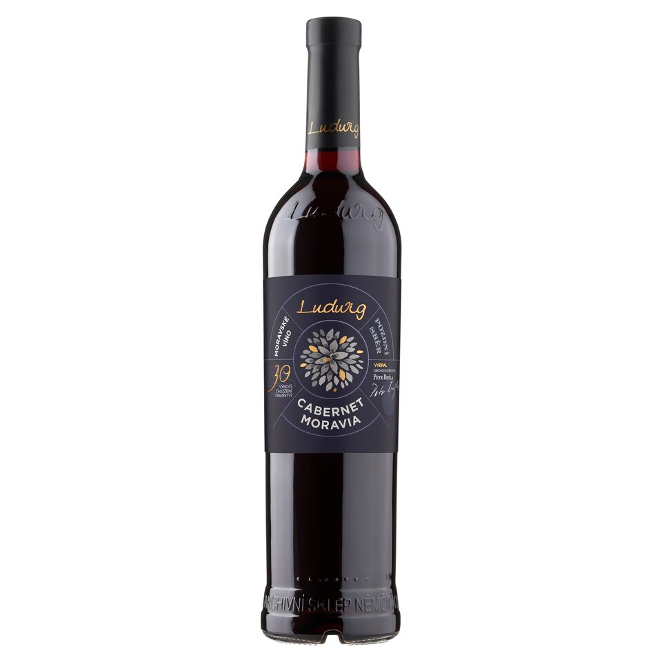 Obrázek 1 pro produkt Ludwig 30 Cabernet Moravia jakostní víno s přívlastkem pozdní sběr polosladké 0,75l