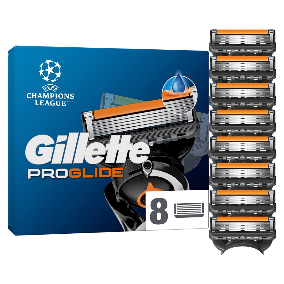Gillette ProGlide Borotvabetétek Férfi Borotvához, 8 db Borotvabetét 1. kép
