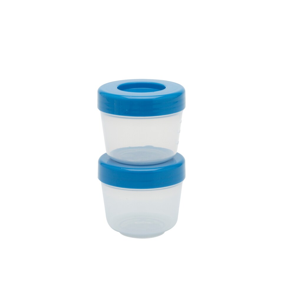 image 1 of Smash Blue Snack Pots 2 Pack