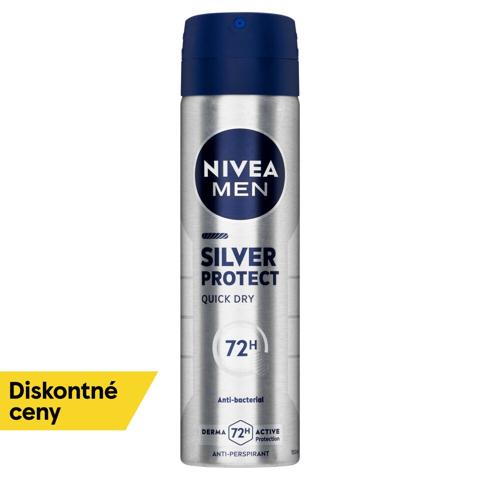obrázok 1 z Nivea Men Silver Protect Sprej antiperspirant 150 ml