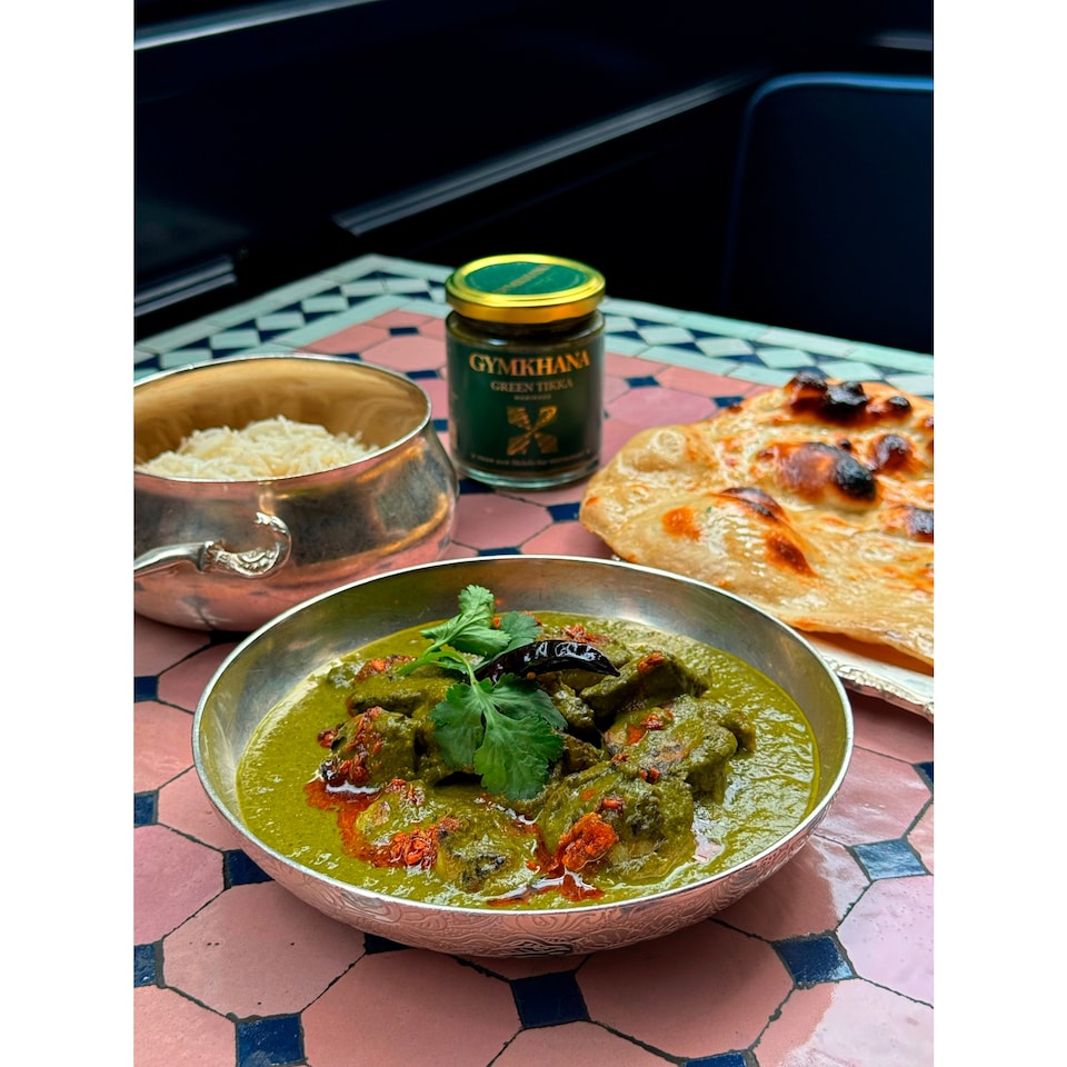 image 1 of Gymkhana Green Tikka Marinade 190g
