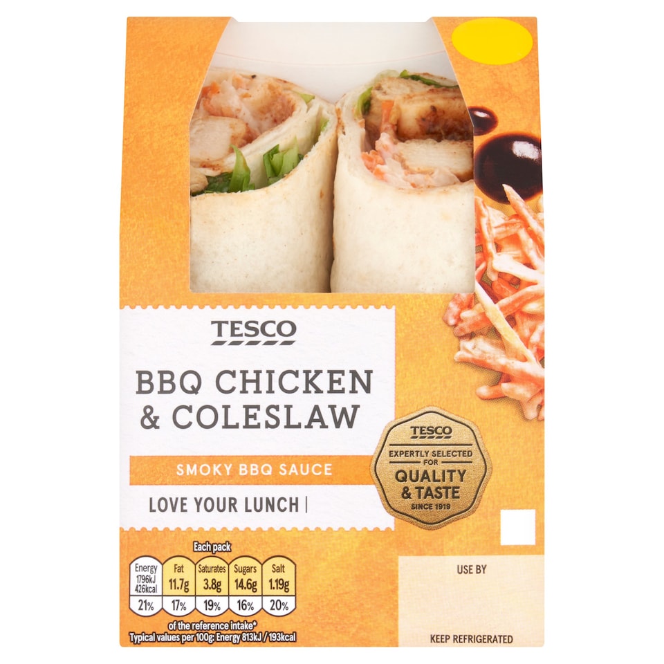 Tesco Bbq Chicken Wrap