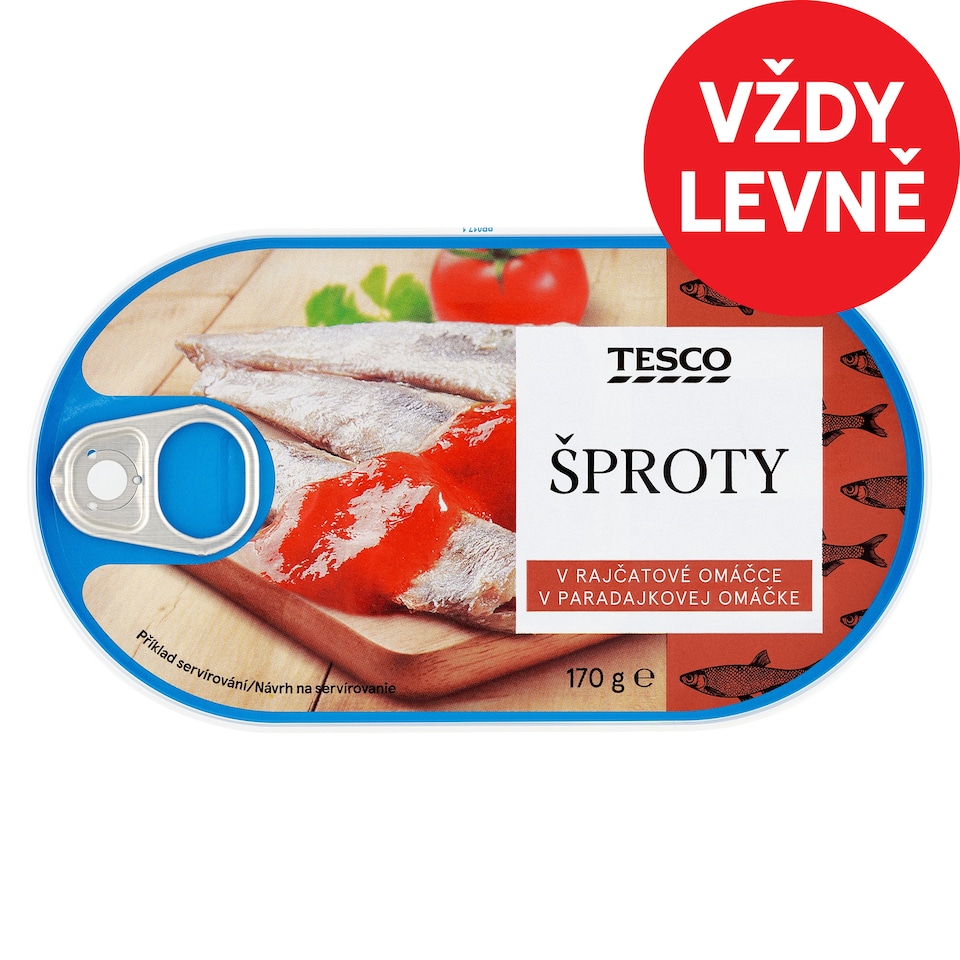 Tesco Sprats in Tomato Sauce 170g