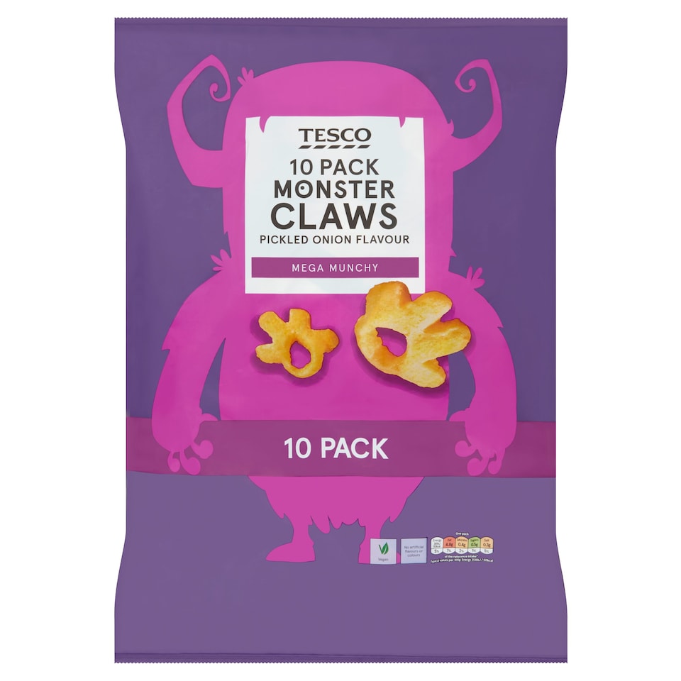 Tesco Monster Claw 10 Pack 180G