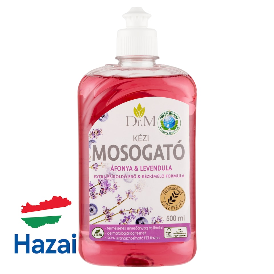 image 1 of Dr. M Blueberry & Lavender Hand Washing Gel 500 ml