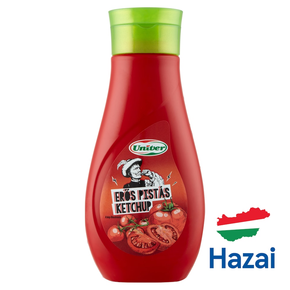 Univer Erős Pistás ketchup 470 g