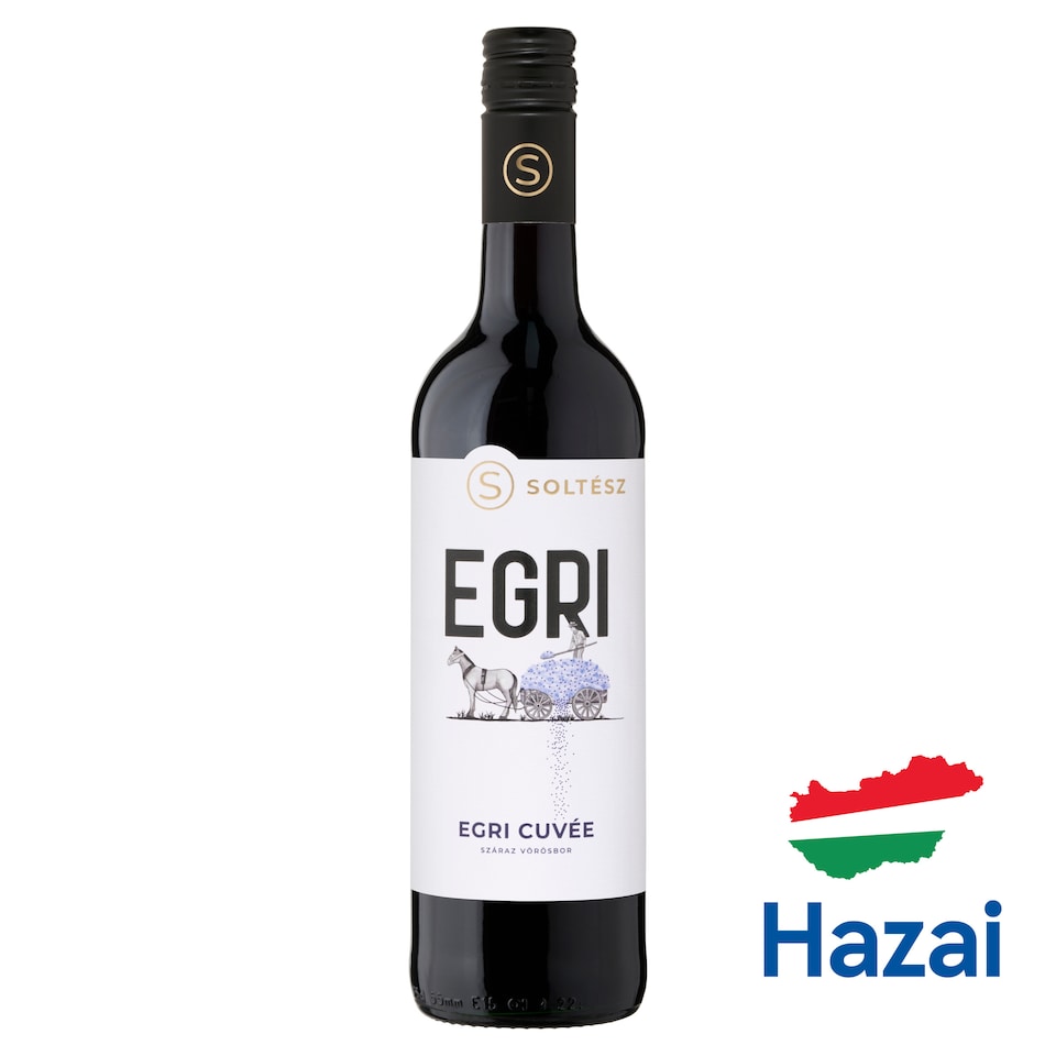 Soltész Egri Cuvée classicus száraz vörösbor 12,5% 750 ml  1. kép