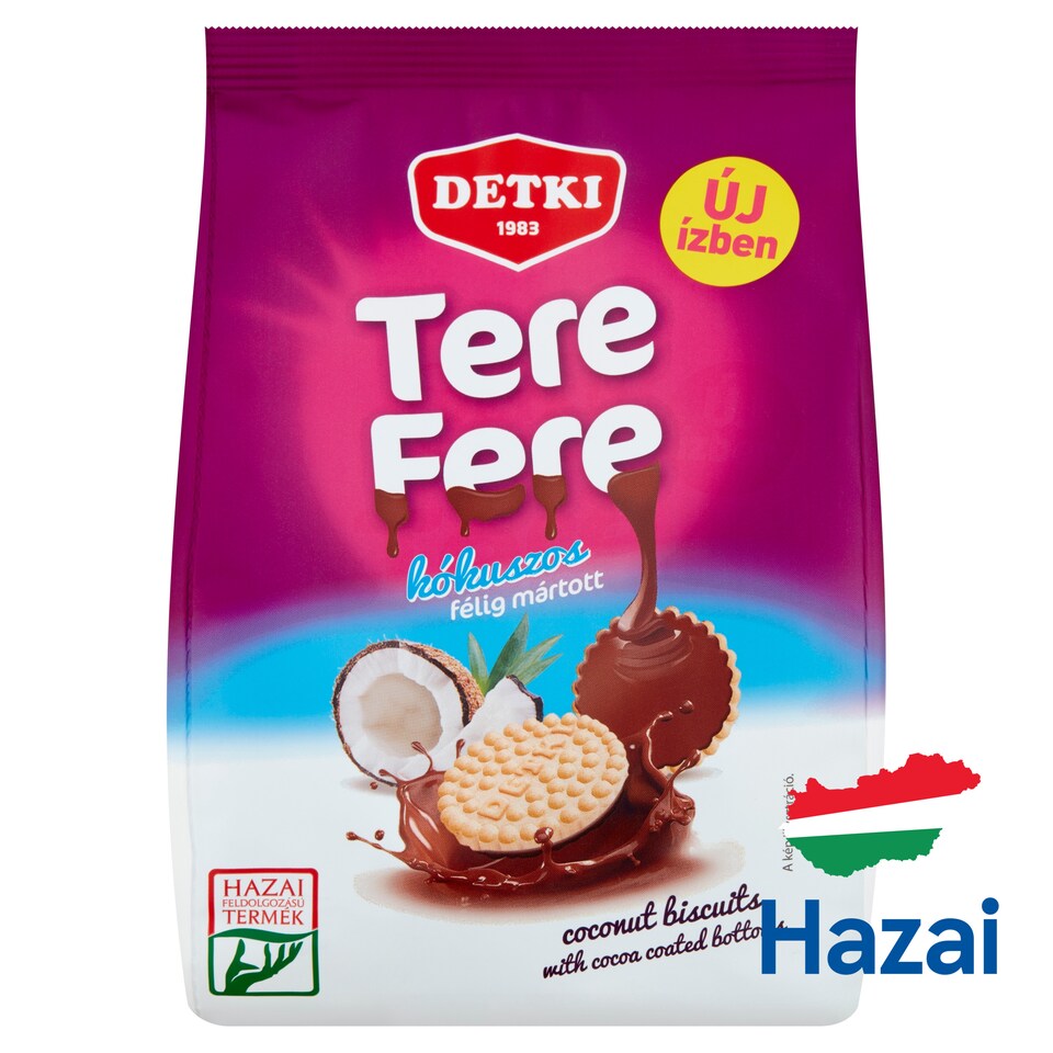 Detki Tere-fere kókuszos omlós keksz étbevonóval 150 g
