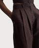 image 2 of F&F Double Pleat Wide Leg Trousers in Brown