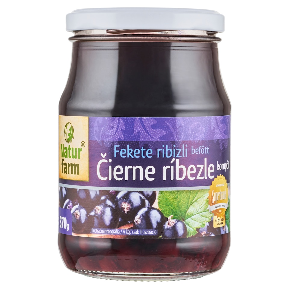obrázok 1 z Natur Farm Čierne ríbezle kompót 370 g
