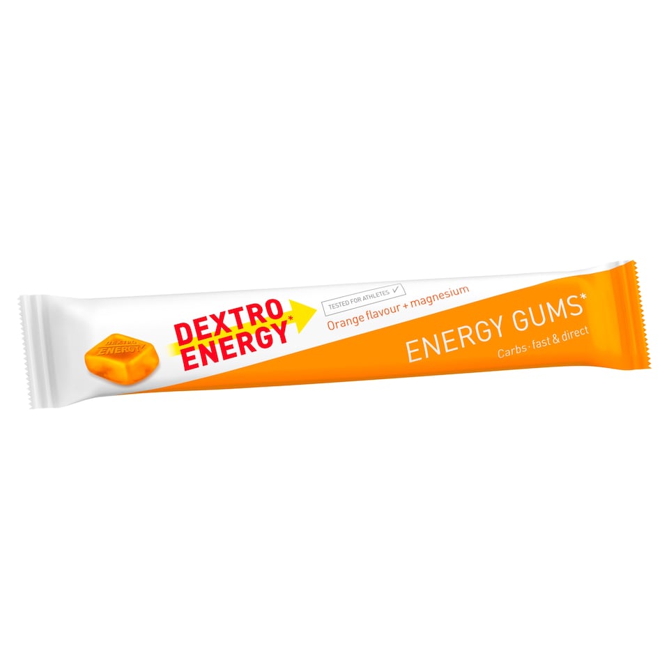 DEXTRO Energy - Orange Flavour + Magnesium Energy Gums 45g