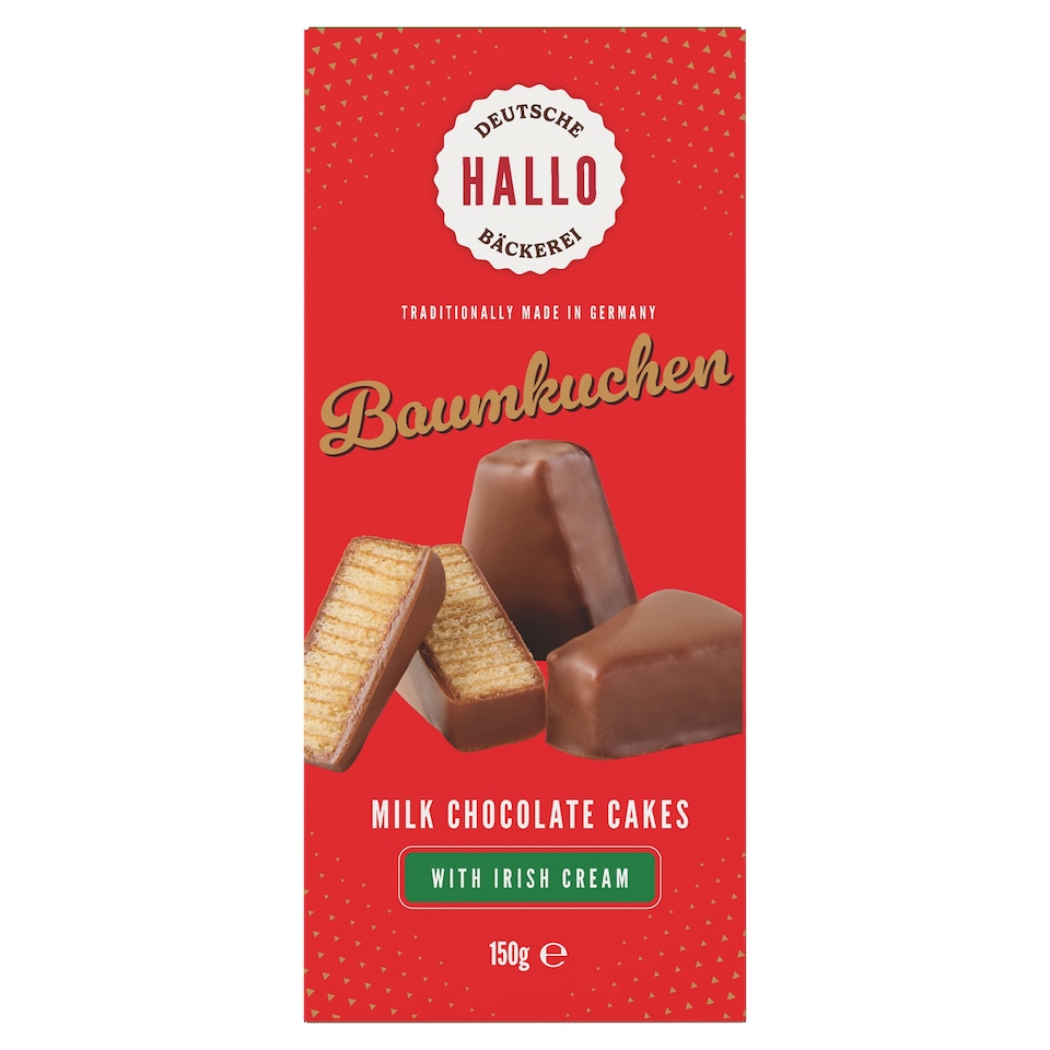 Hallo Deutsche Bäckerei Irish Cream Baumkuchen Wedges 150g