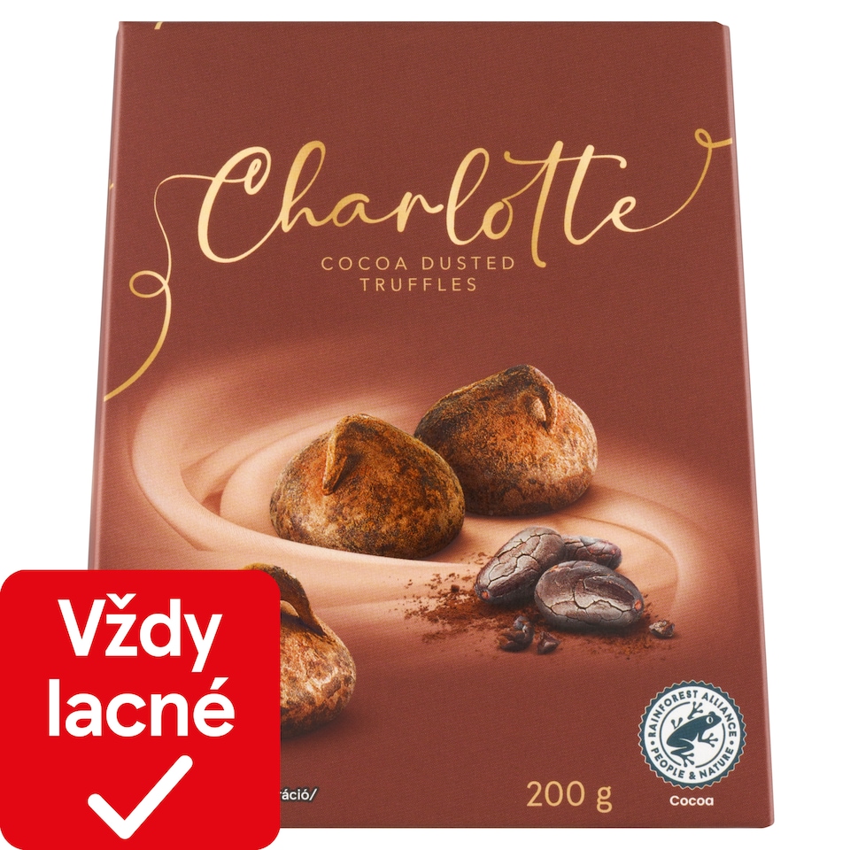 Charlotte Cukrovinky truffle obalené v kakaovom prášku 200 g