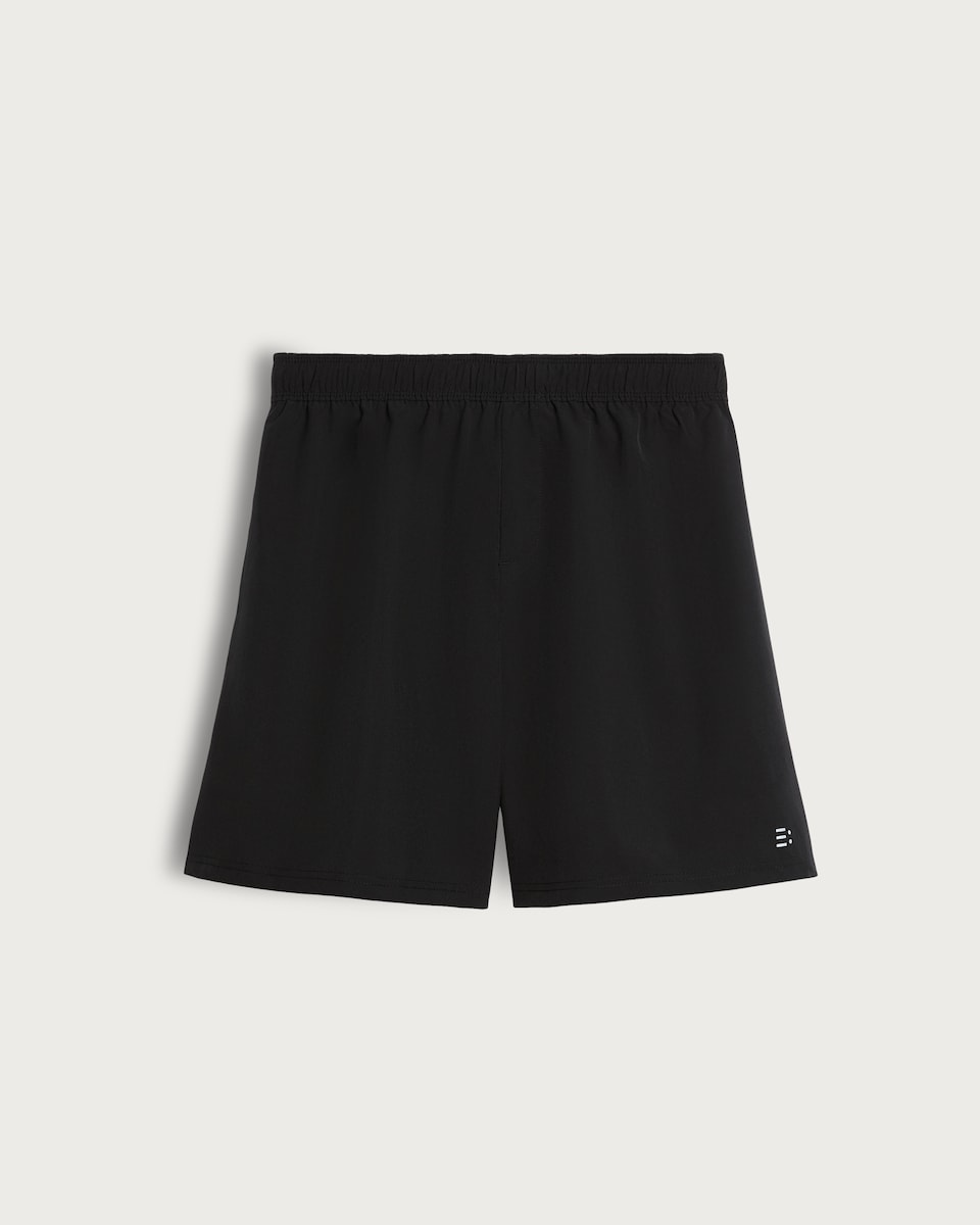 image 1 of F&F Active Elasticated Waistband Running Shorts in Black