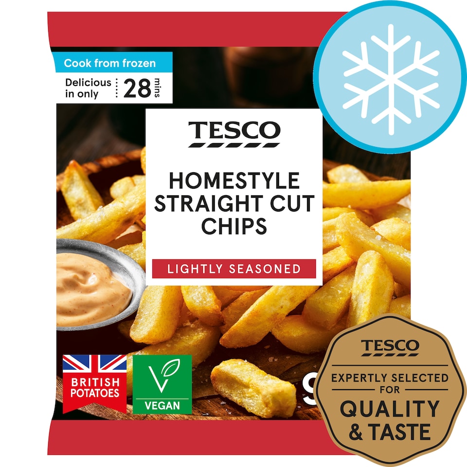 Tesco Homestyle Straight Cut Oven Chips 950G