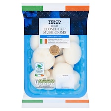 Tesco Closed Cup Mushroom 300G
