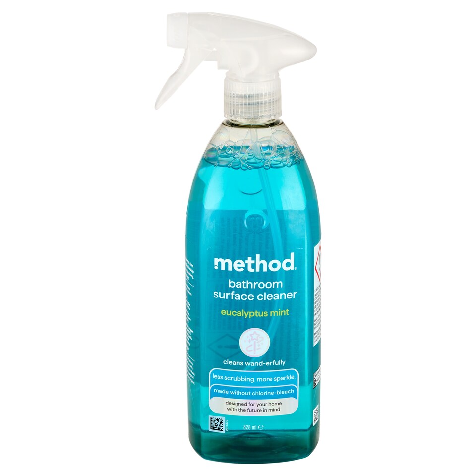 image 1 of Method Bathroom Surface Cleaner with Eucalyptus Mint Scent 828 ml