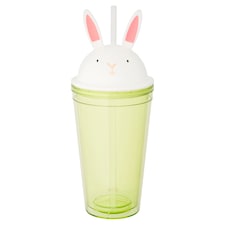 Tesco Easter Bunny Face Straw Cup
