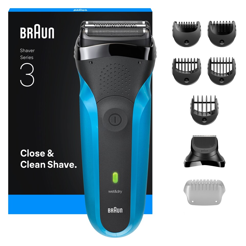 image 1 of Braun Series 310BT 3 in 1 Electric Shaver and Styler