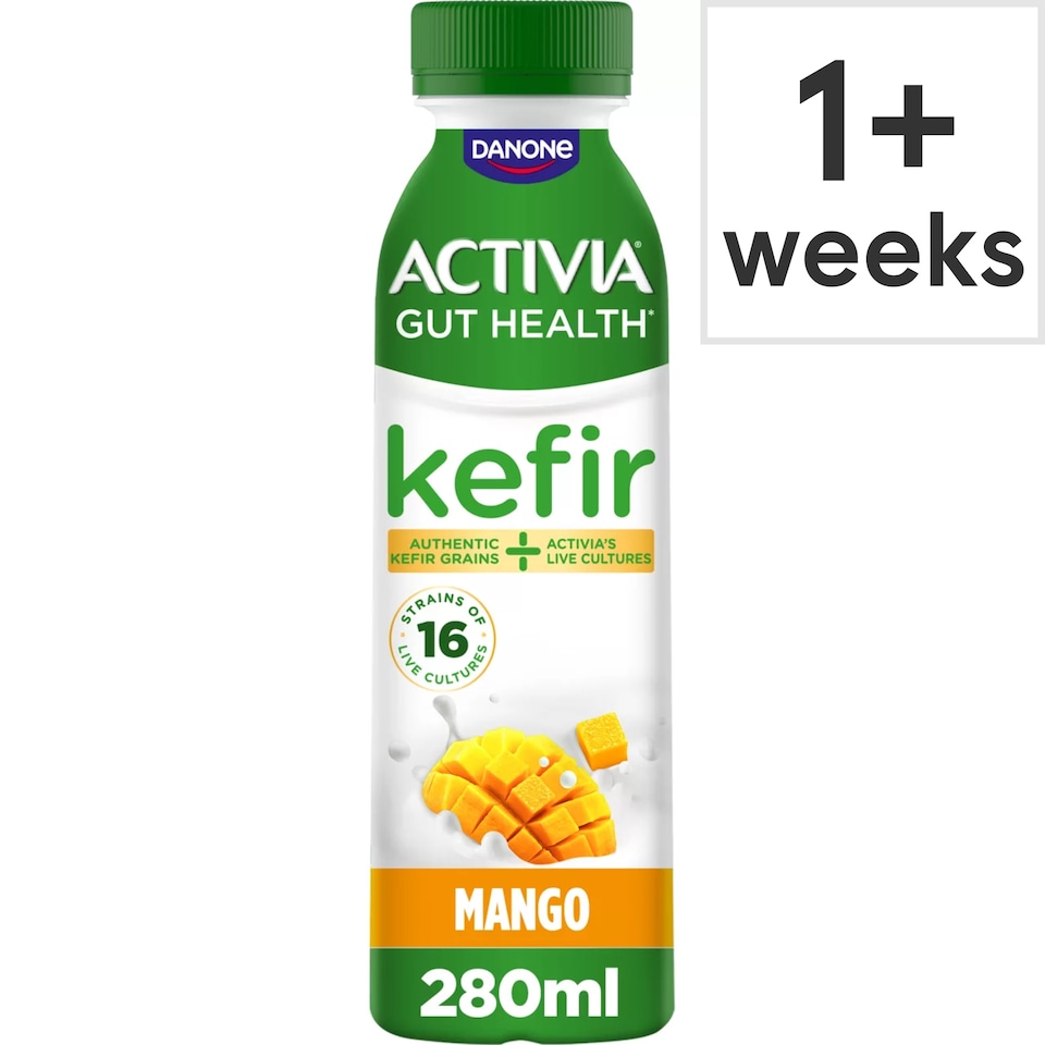 image 1 of Activia Kefir Mango Gut Health Yoghurt Drink 280g 