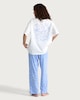 image 1 of F&F Pure Cotton Breakfast Print Pyjama T-Shirt in White