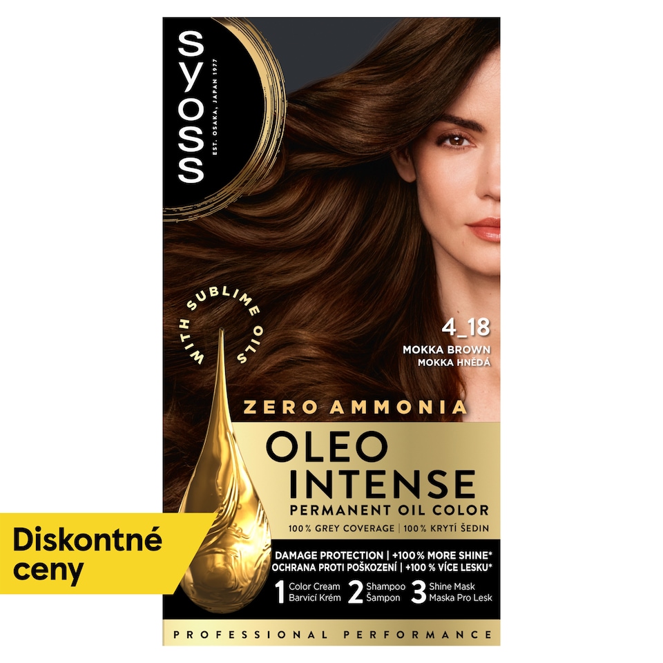 Syoss Oleo Intense 4-18 Hnedá moka 50 ml