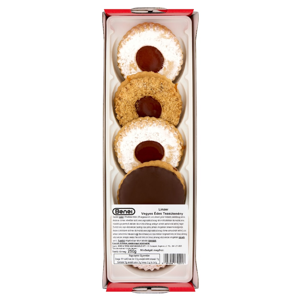 Benei linzer vegyes édes teasütemény 250 g