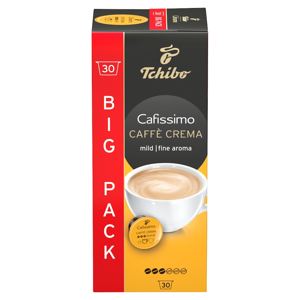Tchibo Cafissimo Caffè Crema Fine Aroma kávékapszula 30 db 210 g  1. kép