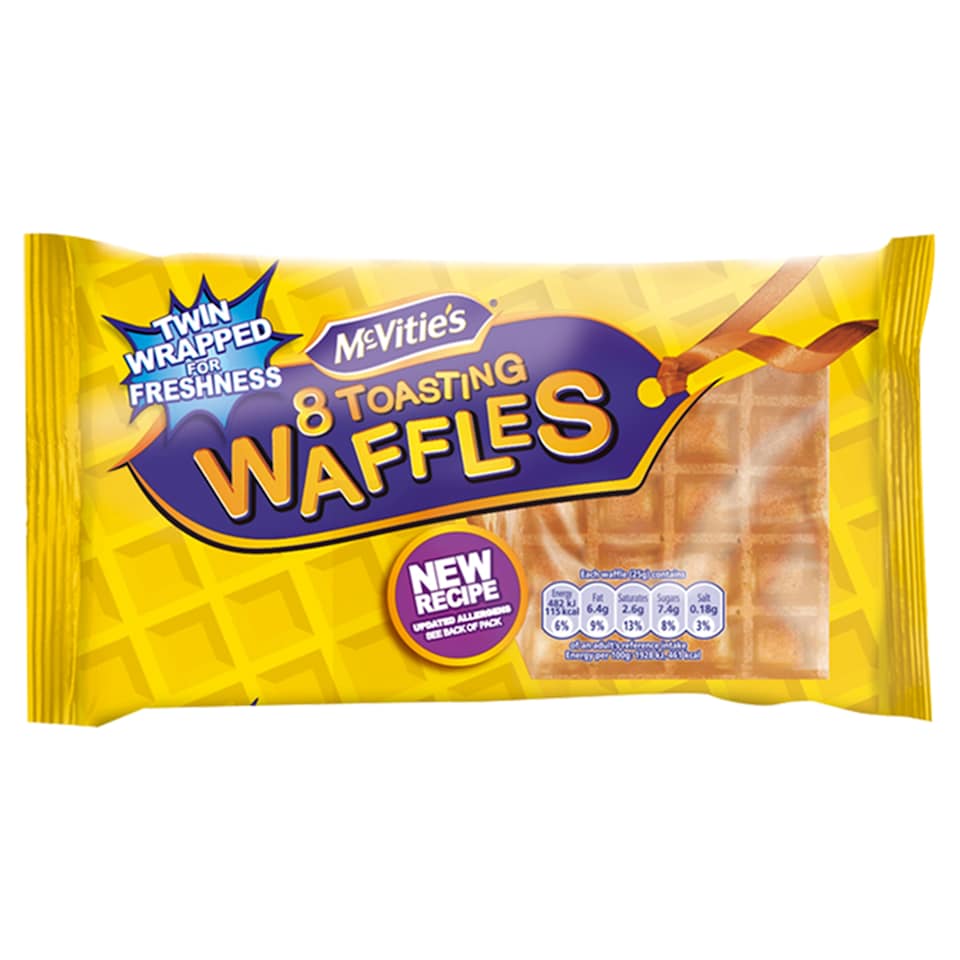 image 1 of McVitie's Toasting Waffles 8 Pack